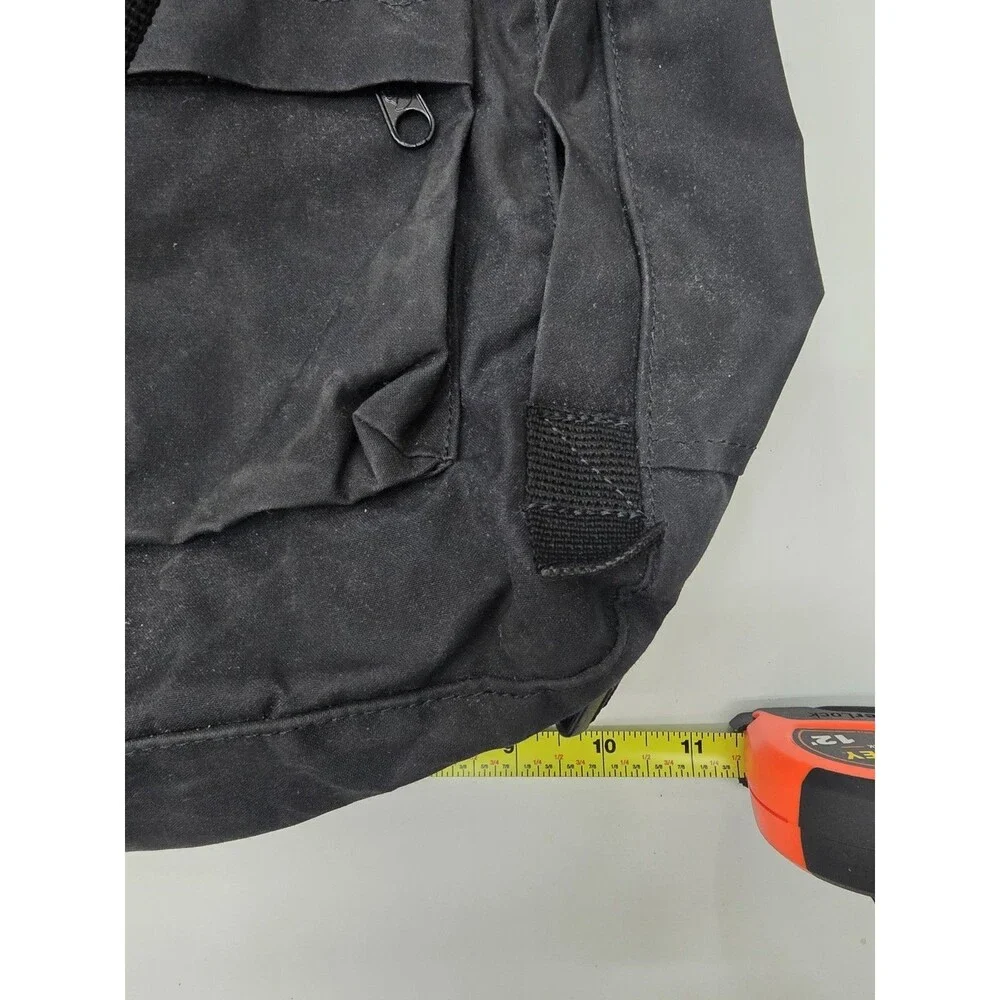 Fjällräven Kånken Black Backpack 16L 3-Pocket Zip Logo MPN 23510